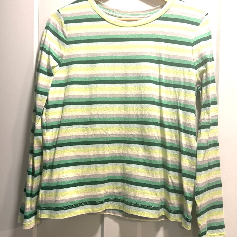 LOFT Striped Long Sleeve Tee – Size Large